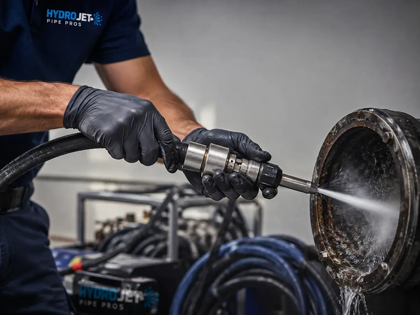 Hydro Jet Pipe Descaling in Elysian Fields, TX